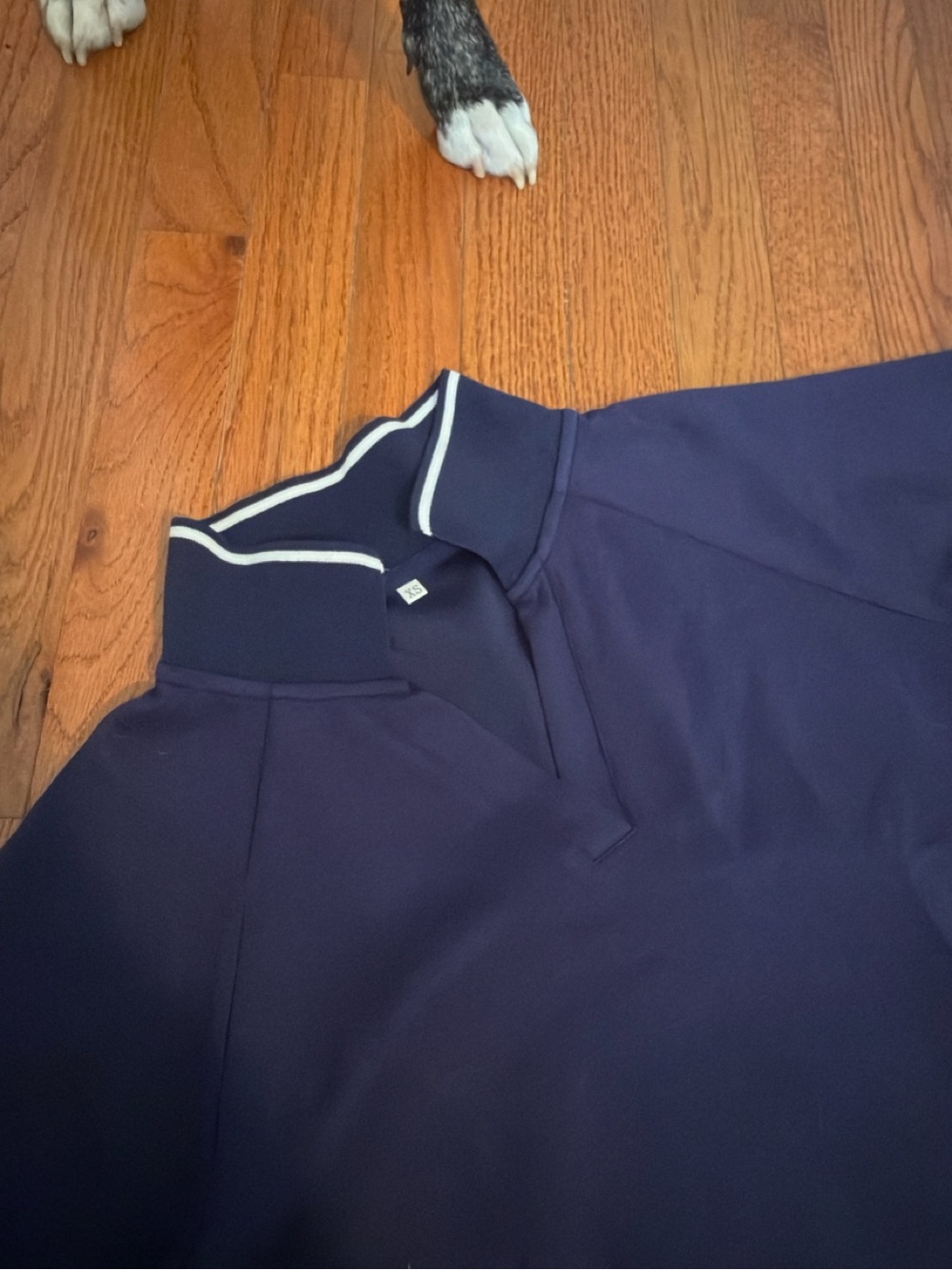 NEW Navy Two-Piece Skort Set with White Piping - size XS - Picture 2 of 3